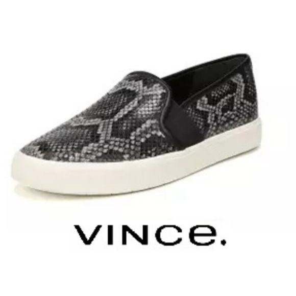 Vince Shoes - NIB ~ VINCE BLAIR 5 SNAKE SLIP ON SNEAKERS sz 8.5